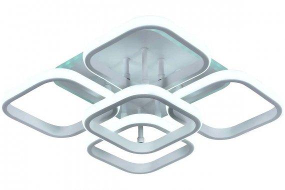 Фотография товара 'Эра Б0052404 Светильник потолочный светодиодный Rivoli Hedwig 6058-105 с пультом 100 Вт + 8 Вт 4000К'