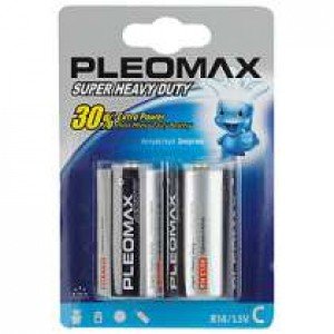 Фотография товара 'Эра Батарейки Pleomax R14-2BL SUPER HEAVY DUTY Zinc C0019247'