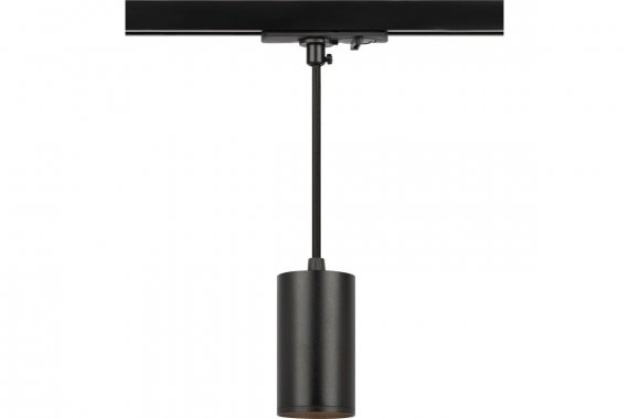 Фотография товара 'Эра Б0054182 Трековый светильник однофазный TR45 - GU10 S BK подвесной 52*100 мм под лампу MR16'