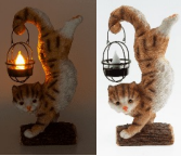 Фотография товара 'Эра Садовый светильник Кот Акробат Б0053352'