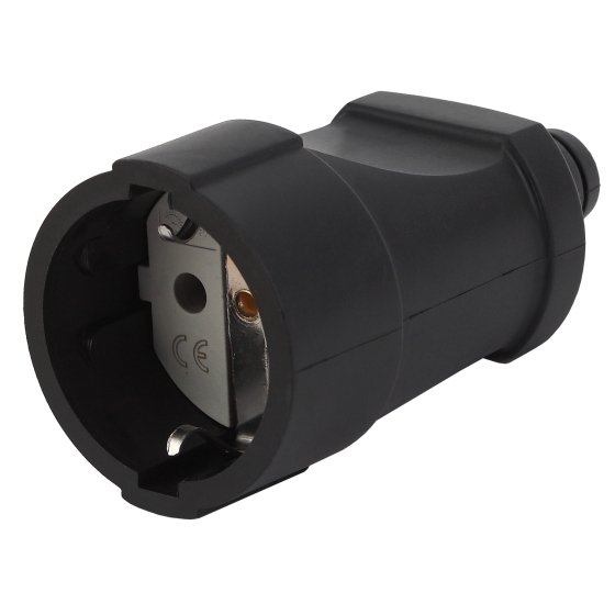 Фотография товара 'Эра Розетка Rx4-B кабельная с заземлением прямая ПВХ 16A черная Б0039685'