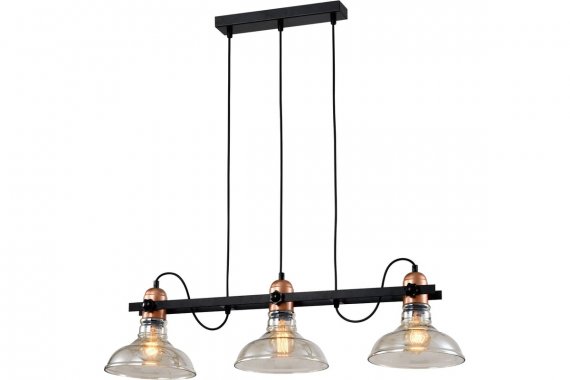 Фотография товара 'Эра Б0055027 Светильник подвесной (подвес) Rivoli Leila 4093-203 3 х Е27 40 Вт'