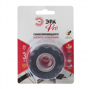 Фотография товара 'Эра Изолента PRO PROSS25 силиконовая самослипающаяся 25 мм х 3 м Б0052254'