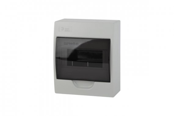 Фотография товара 'Эра Б0047721 ЩРН-П-08 SIMPLE без шин и монт. комп. (30/120) Пластиковый распределительный корпус'