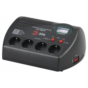 Фотография товара 'Эра Стабилизатор напр. компакт, м.д., 160-260В/220В, 500ВА (4/96) Б0031066'