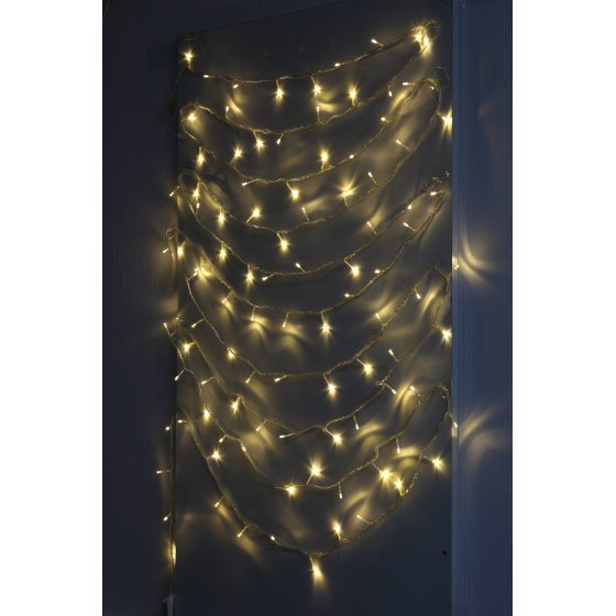 Фотография товара 'Эра Гирлянда LED Нить 10 м теплый свет 8 режимов, 220V, IP20 Б0041894'