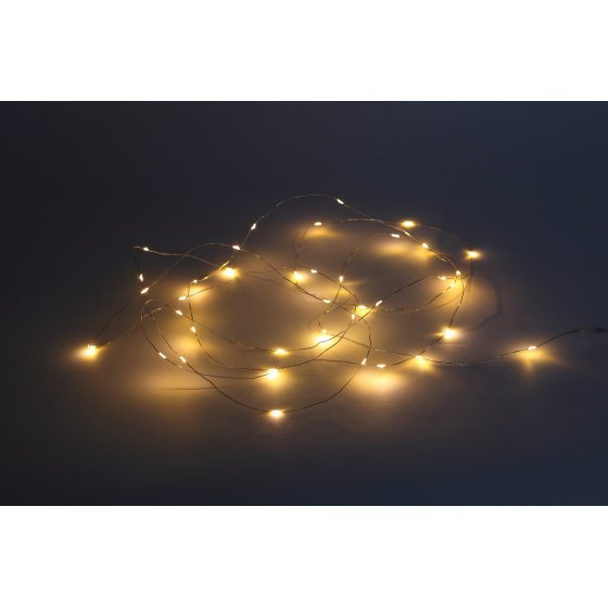 Фотография товара 'Эра Гирлянда LED Нить 2 м теплый свет, АА, IP20 Б0041891'