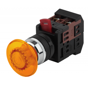 Фотография товара 'Эра Кнопка AEА-22 "Грибок" d22мм 1з+1р (10/400/4000) Б0045633'