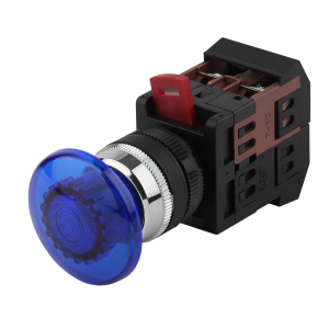 Фотография товара 'Эра Кнопка AEА-22 "Грибок" d22мм 1з+1р Б0045635'