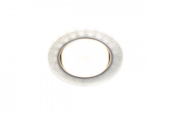 Фотография товара 'Эра Б0057466 Встраиваемый светильник со светодиодной подсветкой DK LD51 CH/SHSL GX53'