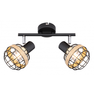 Фотография товара 'Эра Светильник настенно-потолочный спот Rivoli Fedora 7033-702 2 х E14 40 Вт поворотный Б0047140'