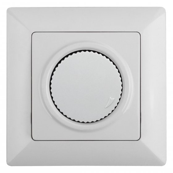 Фотография товара 'Эра Светорегулятор Intro Solo 4-401-01 поворотный, 600Вт 230В, IP20, СУ, белый Б0053959'