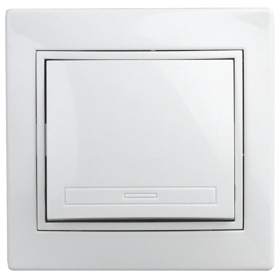 Фотография товара 'Эра 1-101-01 Intro Выключатель, 10А-250В, IP20, СУ, Plano, белый (10/200/2400) Б0027586'