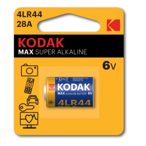 Фотография товара 'Эра Батарейки Kodak 28A-1BL MAX SUPER Alkaline Б0052731'