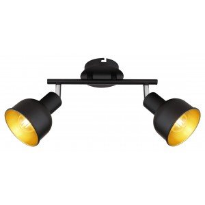 Фотография товара 'Эра Светильник настенно-потолочный спот Rivoli Jessica 7050-702 2 х Е14 40 Вт поворотный Б0054672'