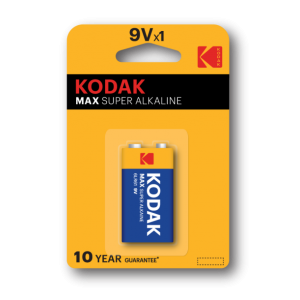 Фотография товара 'Эра Батарейки Kodak 6LR61-1BL MAX SUPER Alkaline Б0005130'