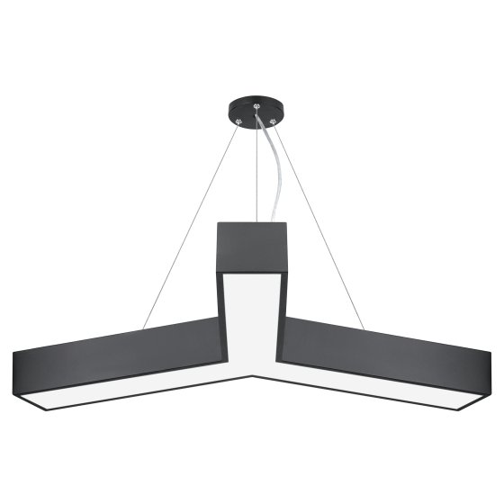 Фотография товара 'Эра Светильник LED Geometria SPO-144-B-40K-066 Igrek 66Вт 4000К 4000Лм IP40 1200*80 черный подвесной драйвер внутри Б0058889'