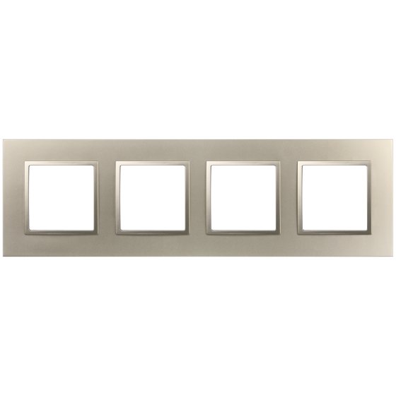 Фотография товара 'Эра Рамка для розеток и выключателей Elegance 14-5014-04 Classic, на 4 поста, шампань Б0060589'