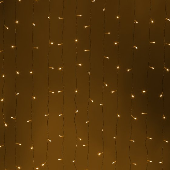 Фотография товара 'Эра Светодиодная новогодняя гирлянда Intro Holiday INZL-01Z занавес 3*3 м теплый белый 300 led 220в Б0060439'