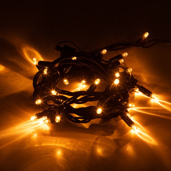 Фотография товара 'Эра Гирлянда ERAPS-NZ1 светодиодная новогодняя уличная нить 3 м желтая 30LED Б0060543'