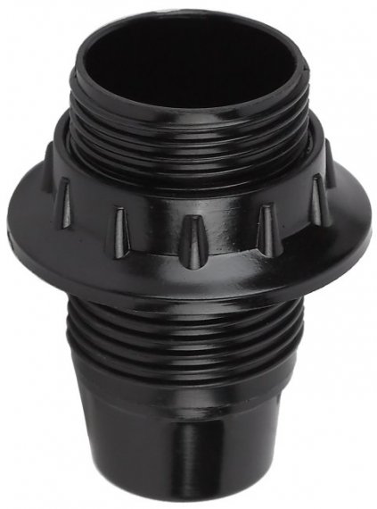 Фотография товара 'Эра Патрон Е14 с кольцом, бакелит, черный Б0043686'