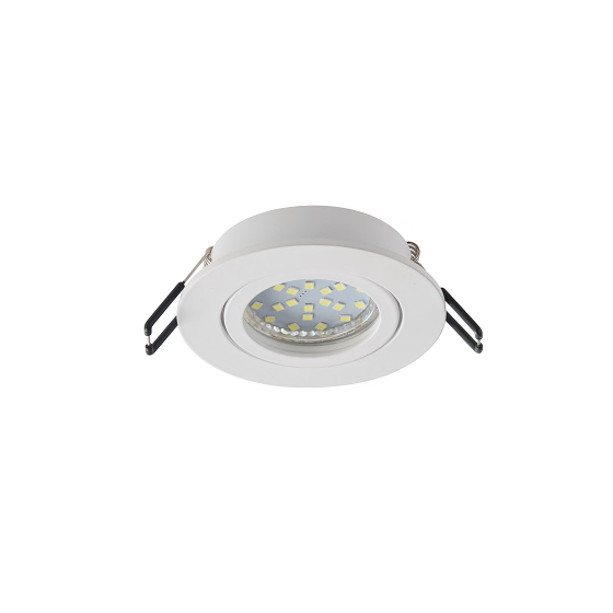 Фотография товара 'Эра Встраиваемый светильник алюминиевый ЭРА KL86 WH MR16/GU5.3 Б0054350'