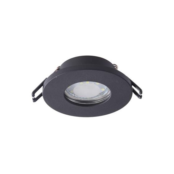 Фотография товара 'Эра Встраиваемый светильник влагозащищенный ЭРА WR3 BK MR16/GU5.3, IP44 Б0054367'