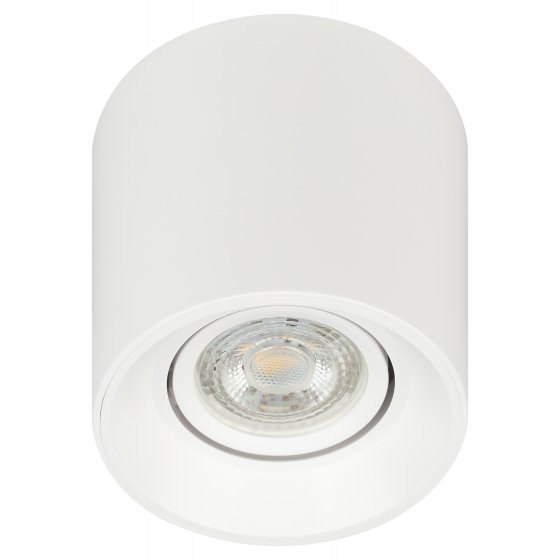 Фотография товара 'Эра Светильник настенно-потолочный спот ЭРА OL25-1 WH MR16/GU5.3, белый, поворотный Б0054383'