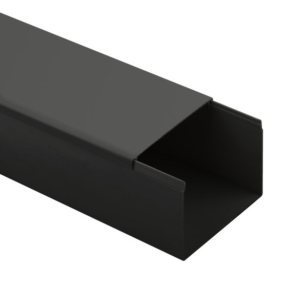 Фотография товара 'Эра Кабель-канал KK-B-80-40 черный 80x40мм 12м Б0061658'