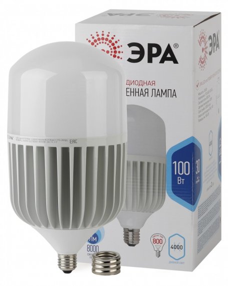 Фотография товара 'ЭРА STD LED POWER T160-100W-4000-E27/E40 Е27 Лампа светодиодная'