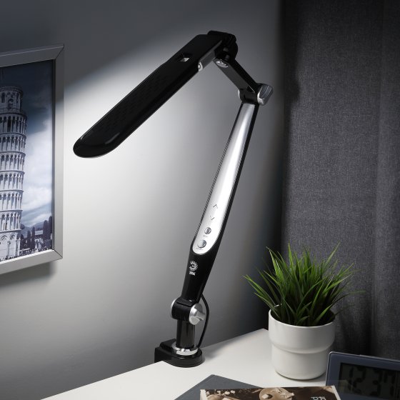 Фотография товара 'Эра Настольный светильник ЭРА NLED-496-12W-BK светодиодный на струбцине черный Б0052767'