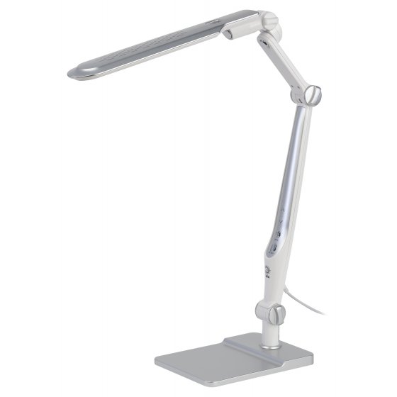 Фотография товара 'Эра Настольный светильник ЭРА NLED-497-12W-S светодиодный на струбцине и с основанием серебро Б0052772'