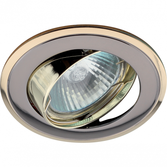 Фотография товара 'Эра C0043710 KL22 А GU/G Светильник литой пов. "двойной контур" MR16,12V/220V, 50W'