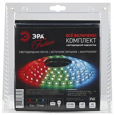 Фотография товара 'ЭРА LS3528-60LED-IP20-RGB _LP36W_A01 (10/240) Комплект №3'