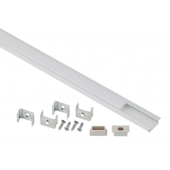 Фотография товара 'ЭРА 2206 Комплект с врезным анодированным профилем с фланцем CAB251'