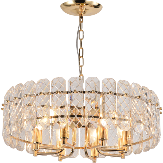 Фотография товара 'Эра Люстра Rivoli Sylvia 1049-308 8 х Е14 40 Вт хрусталь Б0061220'