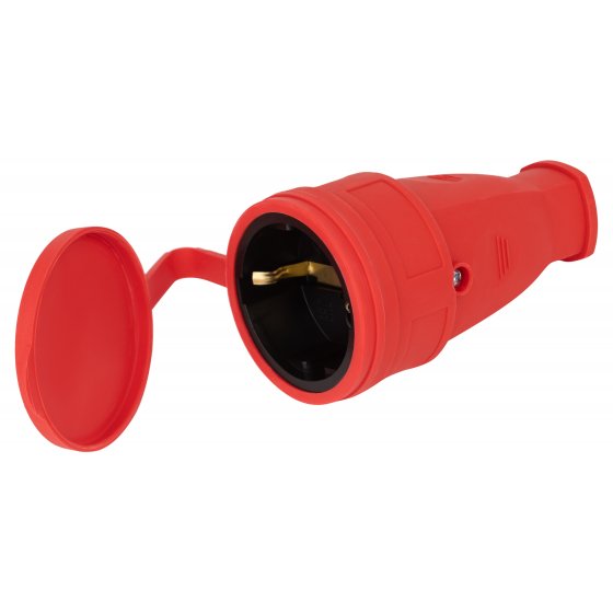 Фотография товара 'ЭРА RX10-R-IP44 Розетка каучуковая c заземлением'