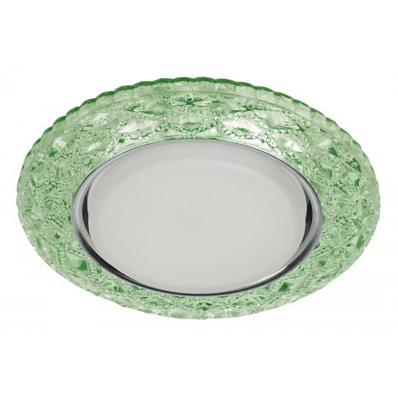 Фотография товара 'Эра Светильник DK LD24 GR/WH декор cо светодиодной подсветкой Gx53, зеленый Б0029634'