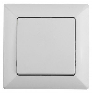 Фотография товара 'Эра Выключатель, 10А-250В, СУ, Solo, белый Б0043263'