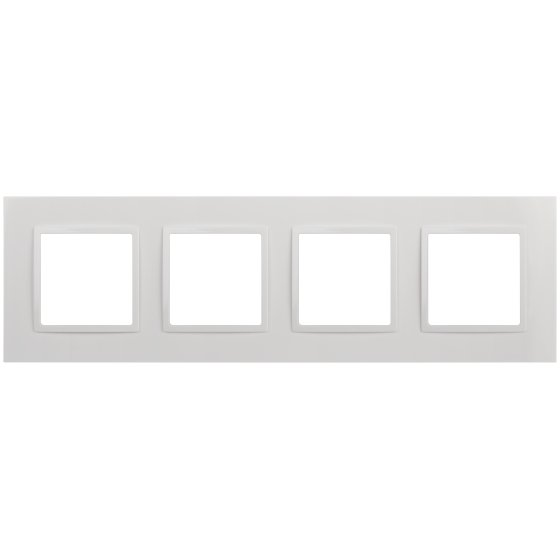 Фотография товара 'Эра Рамка для розеток и выключателей Elegance 14-5014-01 Classic, на 4 поста, белый Б0060586'
