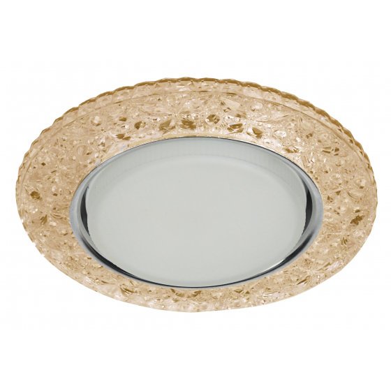 Фотография товара 'Эра Светильник DK LD25 CHP/WH декор cо светодиодной подсветкой Gx53, шампань Б0029636'