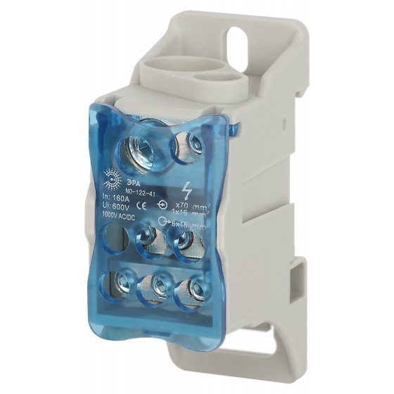 Фотография товара 'ЭРА NO-122-39 Распределительный блок на DIN-рейку'