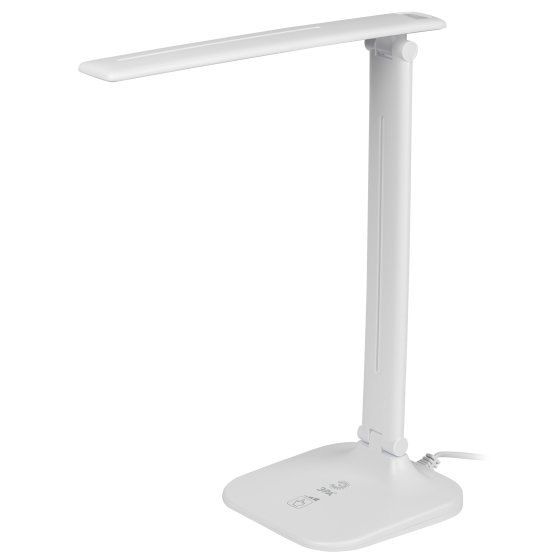 Фотография товара 'Эра Настольный светильник NLED-484-11W-W светодиодный с основанием белый Б0059856'