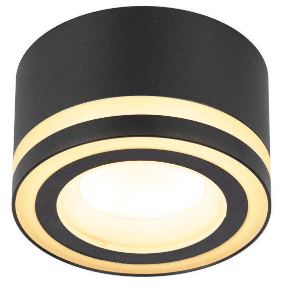 Фотография товара 'Эра Светильник настенно-потолочный спот OL51 BK GX53 IP20 черный Б0059805'