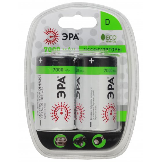 Фотография товара 'ЭРА HR20-2BL 7000mAh'