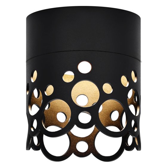 Фотография товара 'Эра Светильник настенно-потолочный спот OL49 BK GX53 IP20 черный Б0059800'