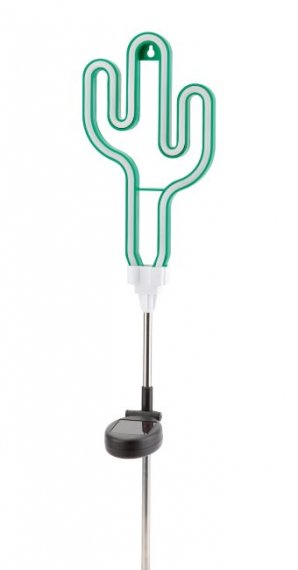 Фотография товара 'Эра ERASF012-31 Садовый неоновый светильник Кактус на солнечной батарее Б0044239'