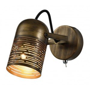 Фотография товара 'Эра Светильник настенно-потолочный спот Rivoli Lamia 7062-701 1 х Е27 40 Вт поворотный модерн с выключателем Б0055016'