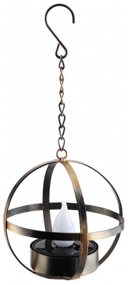 Фотография товара 'Эра ERASFM-02 Садовый светильник Лофт подвесной на цепи на солнечной батарее, металл, 28 см Б0044846'