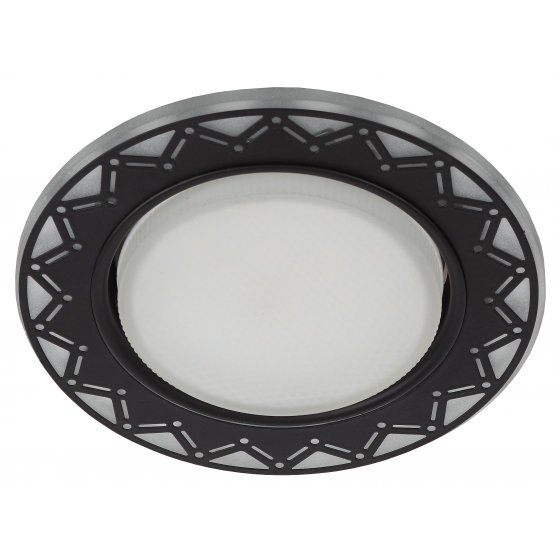 Фотография товара 'Эра Светильник DK LD27 WH/BK декор cо светодиодной подсветкой GX53, белый/черный Б0037389'